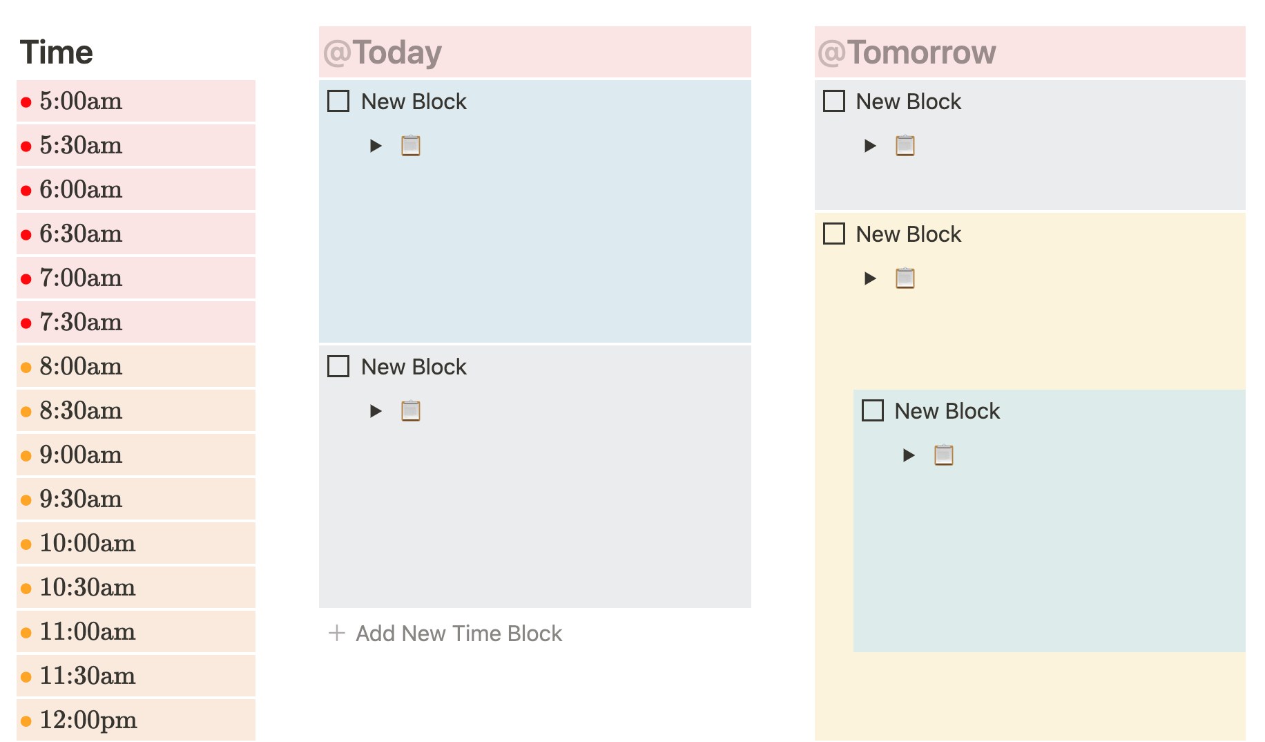 How To Setup Time Blocking In Notion — Red Gregory