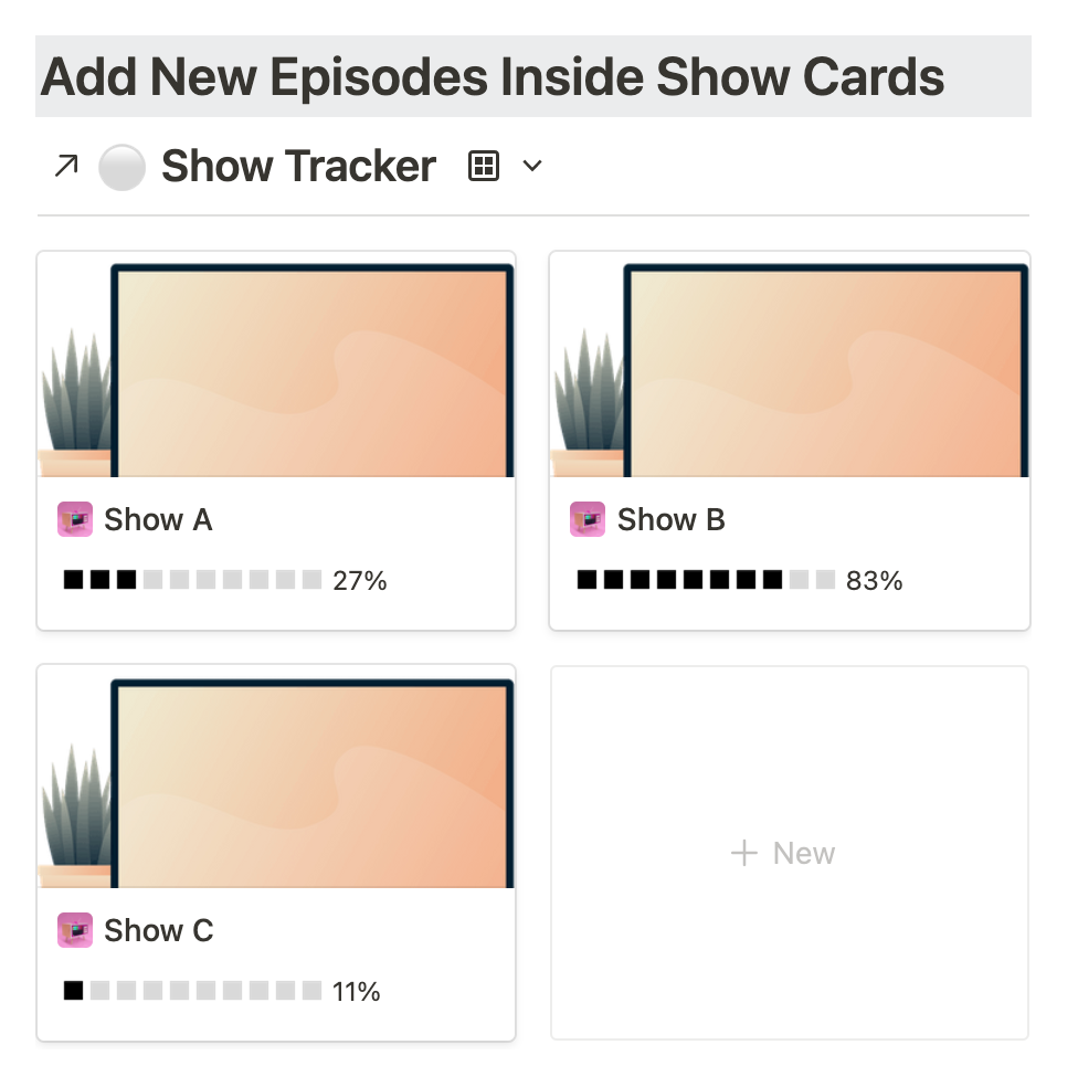 A Show Tracking Template In Notion — Red Gregory