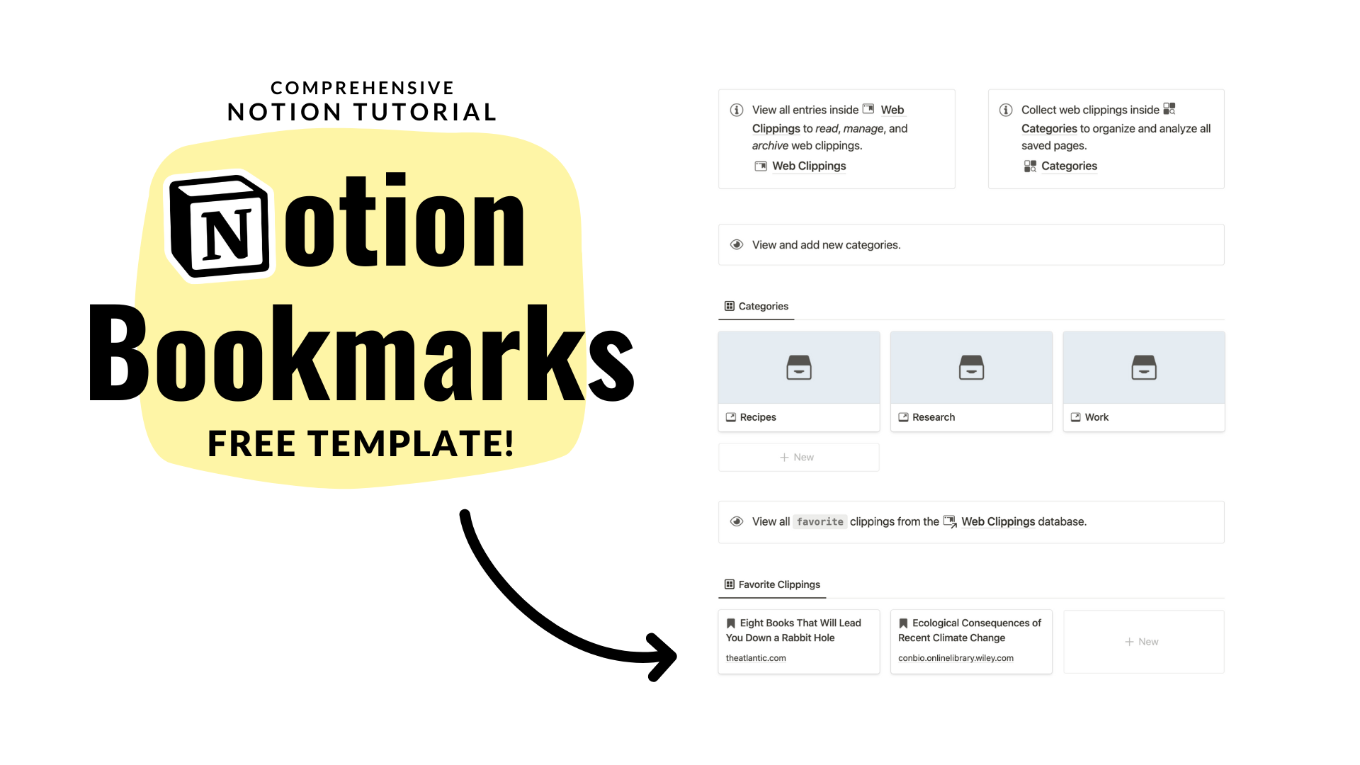 Notion Made Easy How To Build A  Bookmark Dashboard — Red Gregory