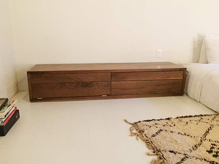 Wood side tables