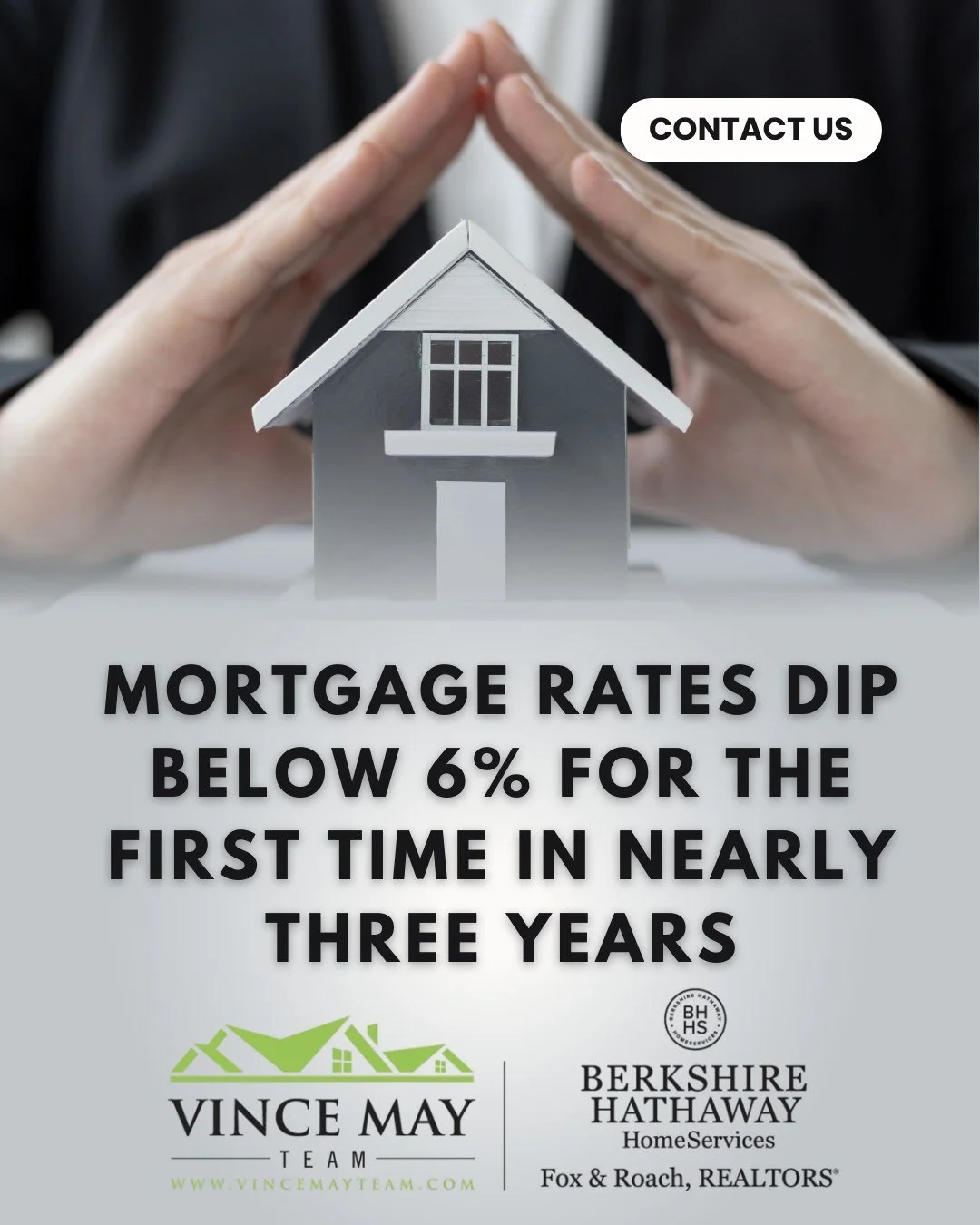 📉 Mortgage Rates Are Making Headlines 📉

Mortgage rates have recently dipped below 6% for the first time in nearly three years, creating renewed opportunity for buyers and homeowners alike. This shift is bringing more purchasing power, improved aff