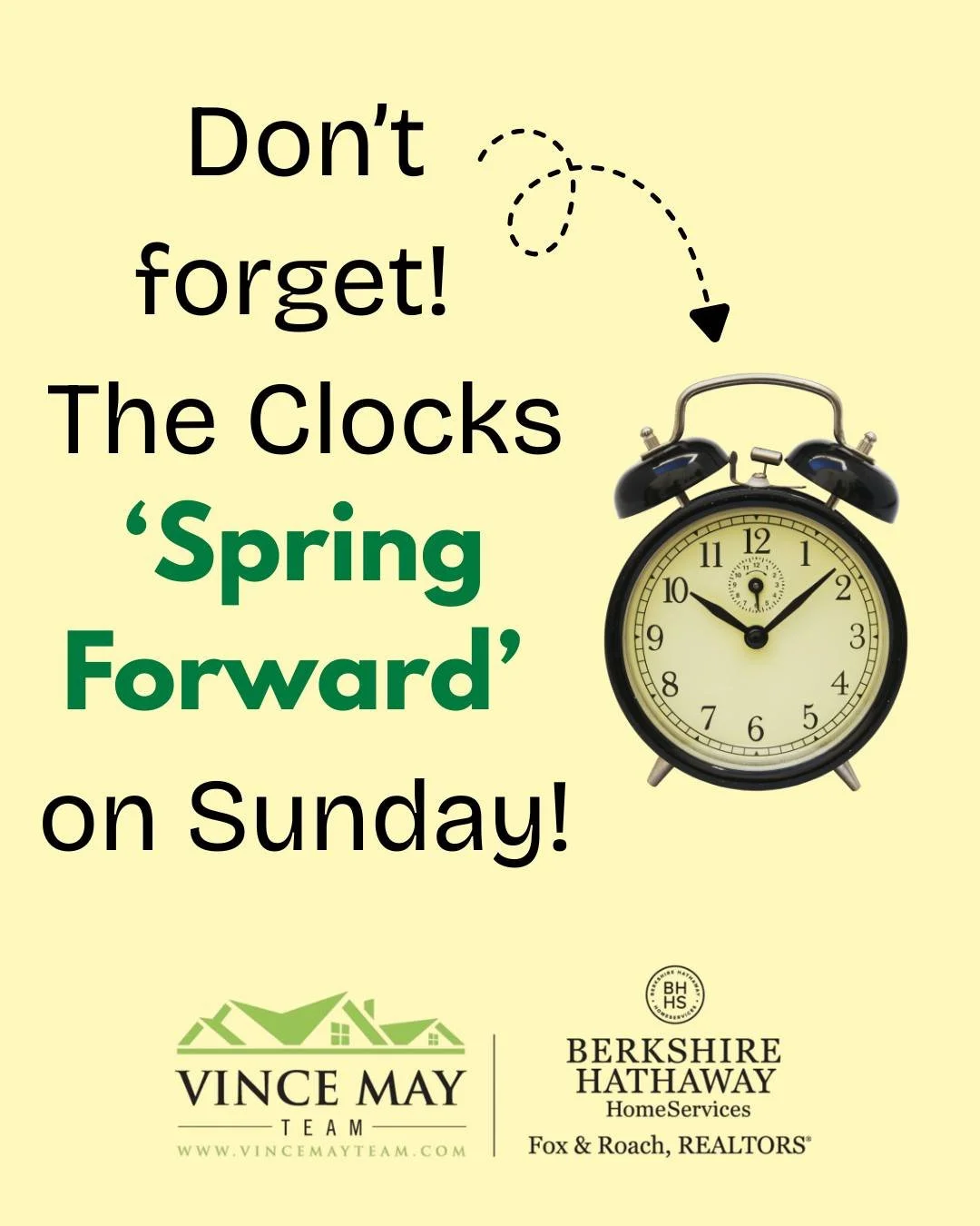 ⏰ Daylight Saving Time Is This Weekend! ⏰

Don&rsquo;t forget to set your clocks forward and enjoy the extra evening daylight! Longer days mean more natural light, brighter homes, and the perfect opportunity to start thinking about spring projects an