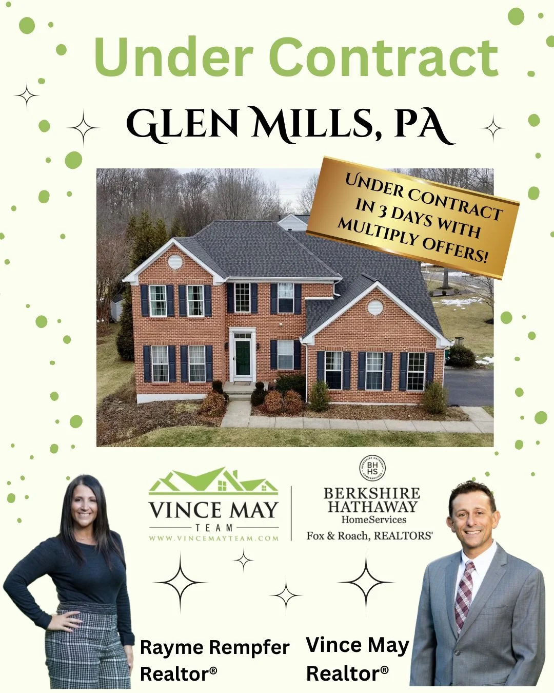 🔥 The Market Is On FIRE! 🔥

Homes are moving fast, and The Vince May Team is making it happen! We&rsquo;re getting houses under contract quickly thanks to strategic pricing, strong marketing, and a team that knows how to navigate this competitive m