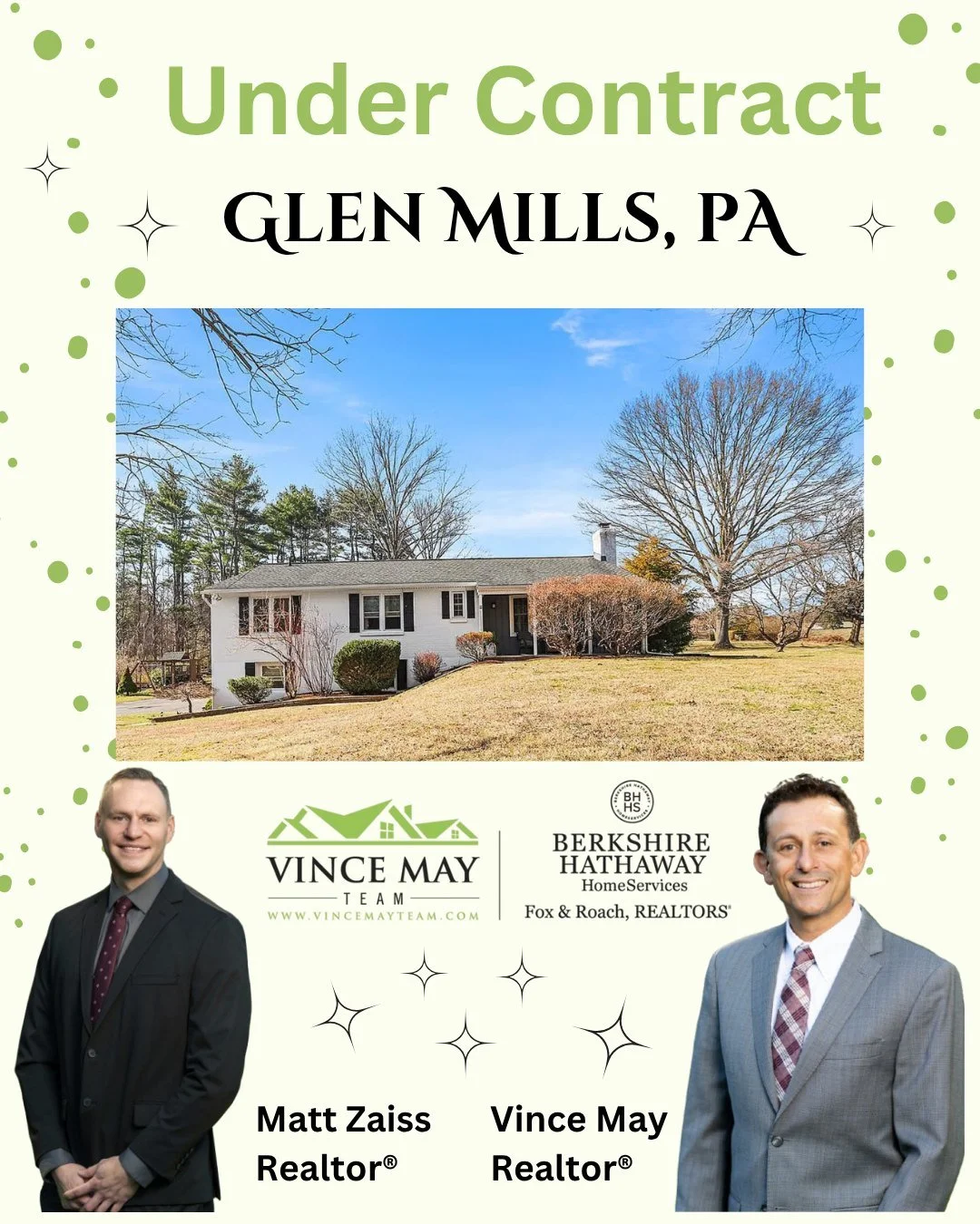 We&rsquo;re proud to share that several homes represented by the Vince May Team are now officially under contract!!! 🏡✨

This momentum is a direct reflection of the strength of the current market, combined with our team&rsquo;s commitment to strateg