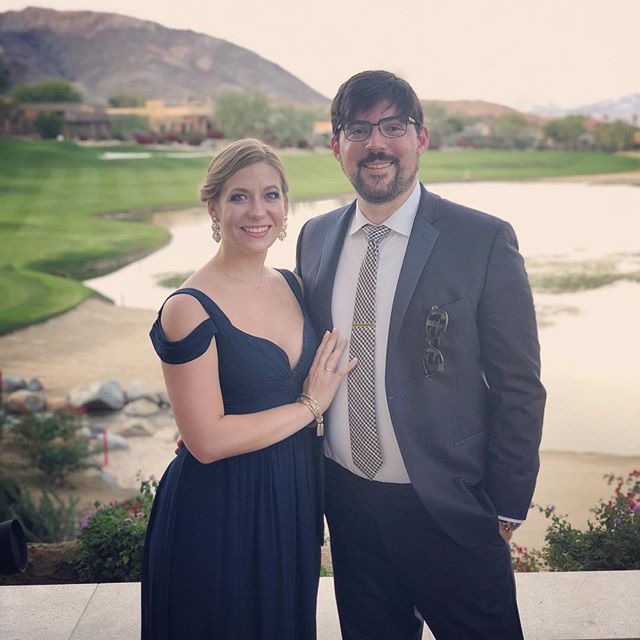 Great weekend with some amazing friends in the desert. @livingalves coming in strong as the best wedding date ever.