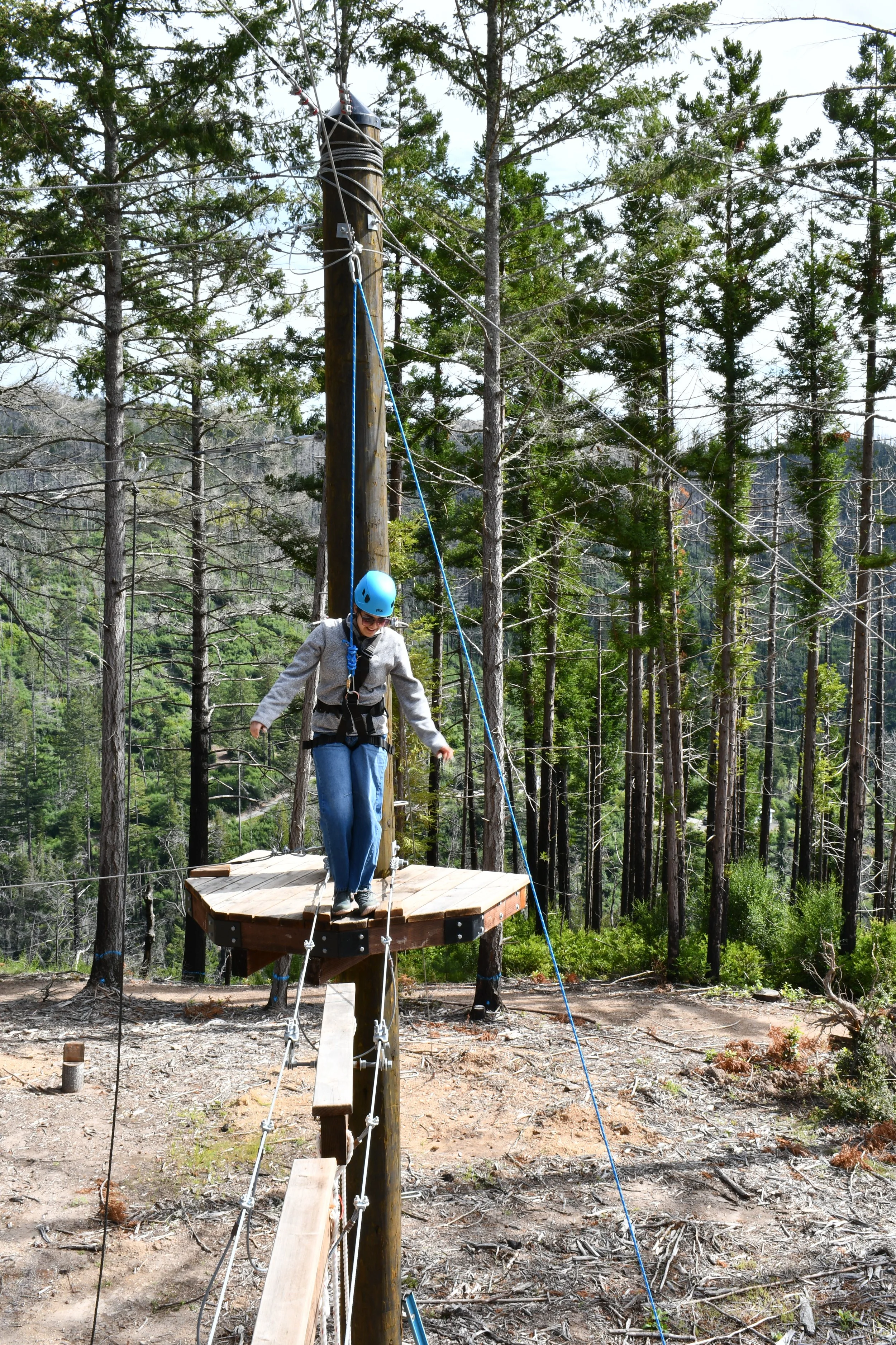 Skylark Ranch challenge course design by Synergo