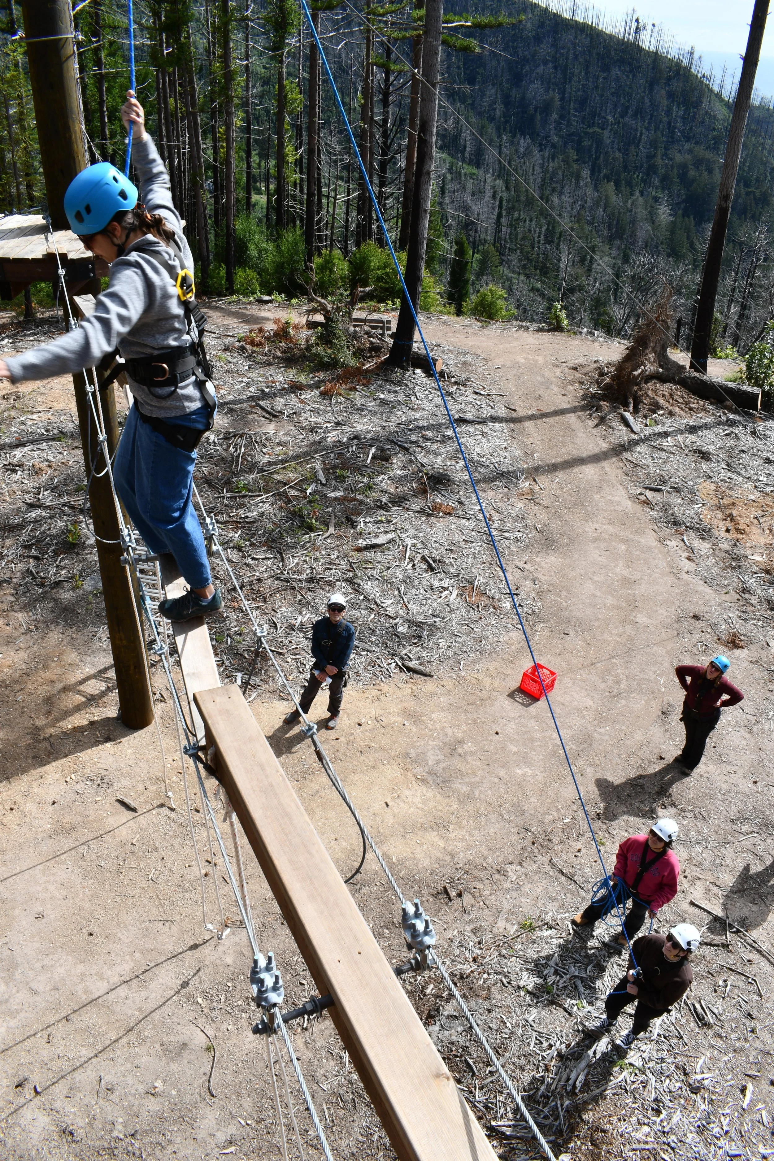 Skylark Ranch challenge course design by Synergo