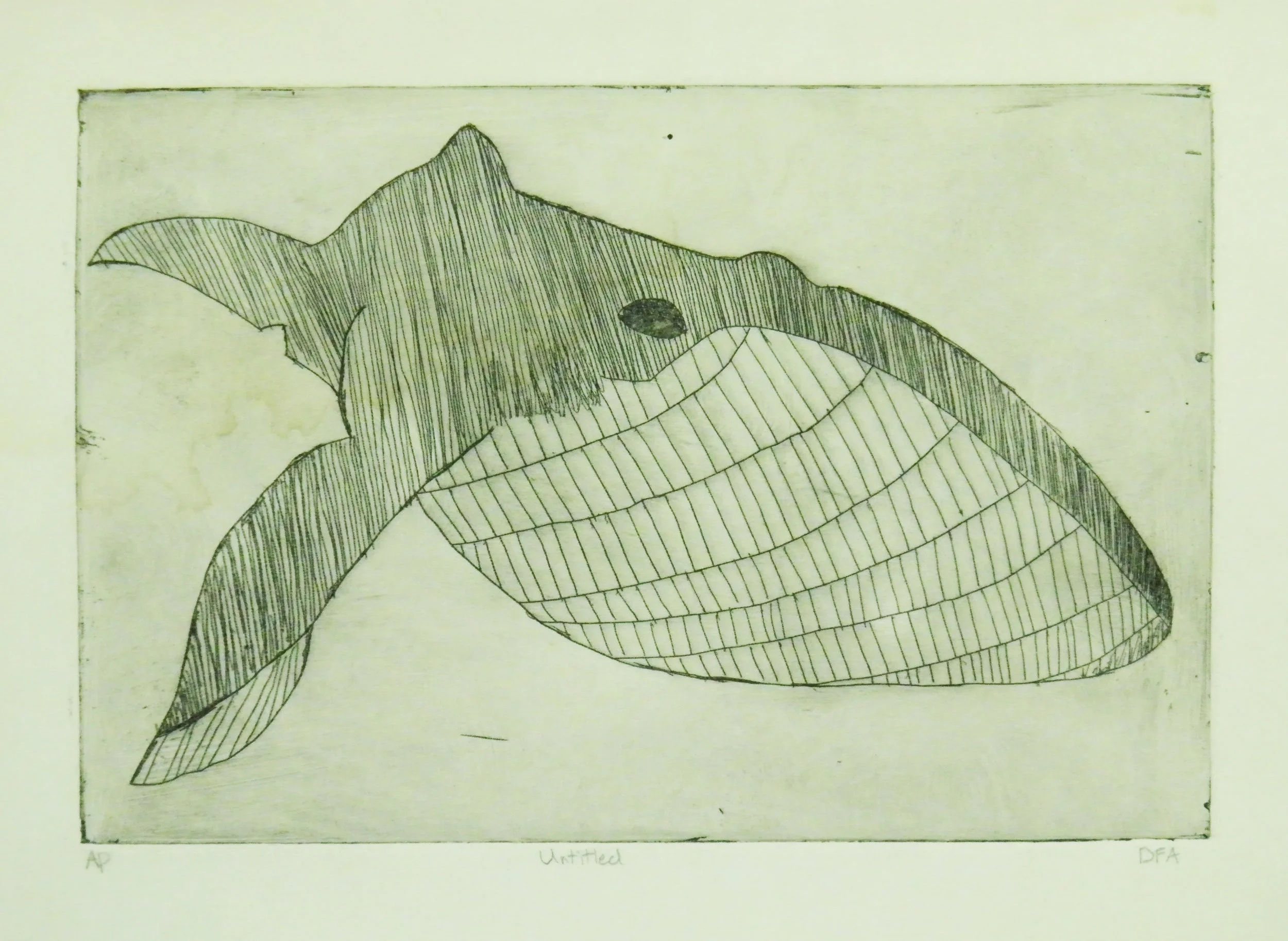 whale etching