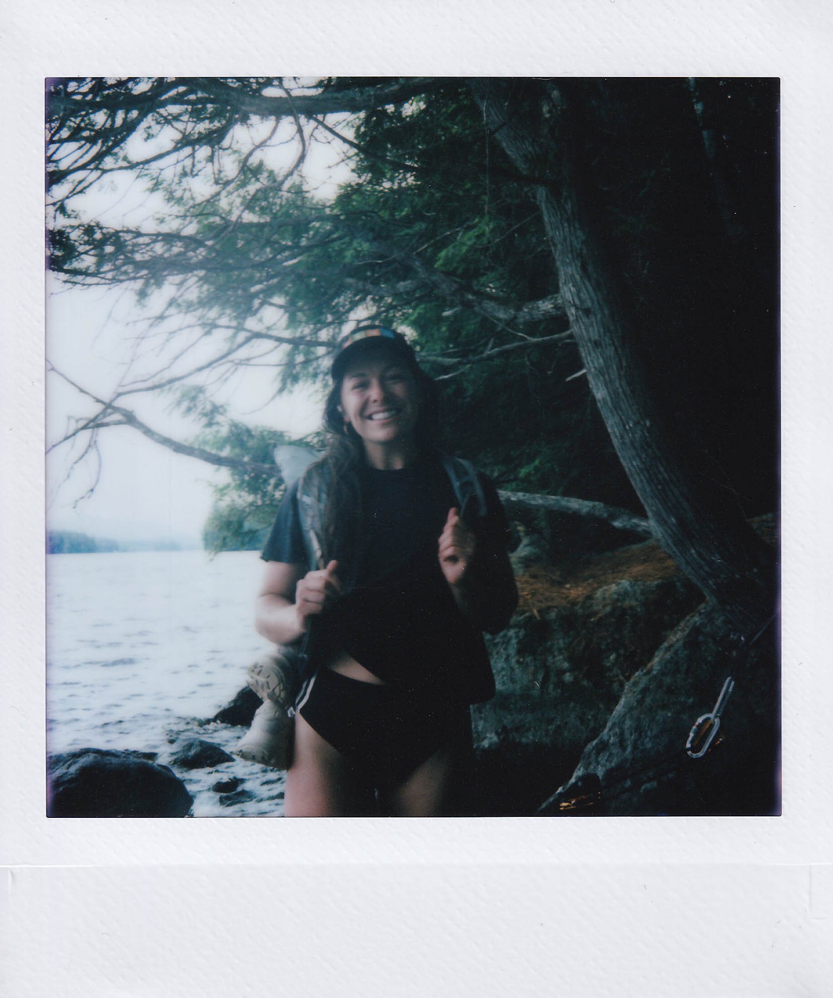 anna, saranac lake, second camping spot, sunday, 7-6-25.jpg