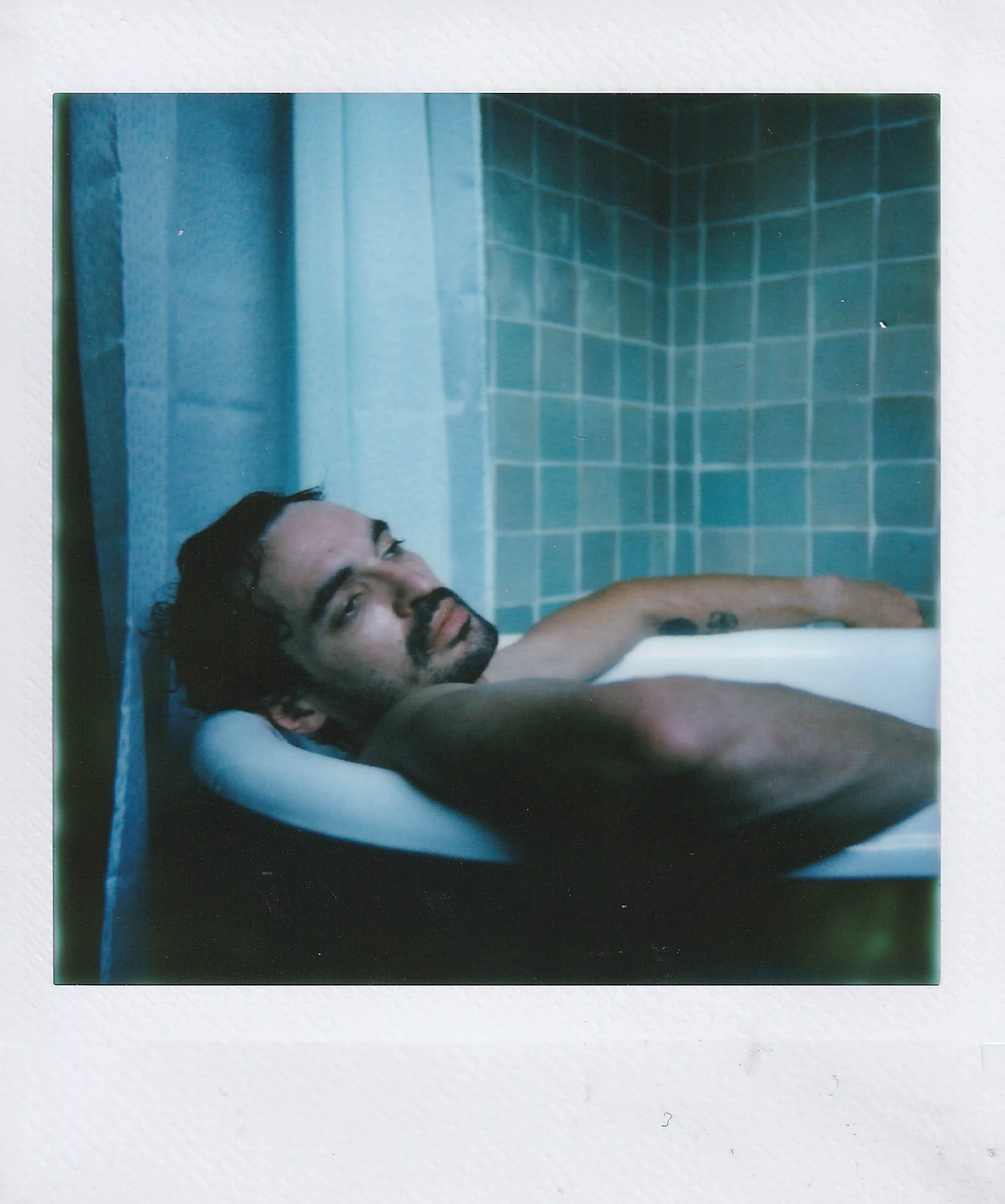 self portrait 5, taking a bath while still sick, tuesday, 7-29-25.jpg