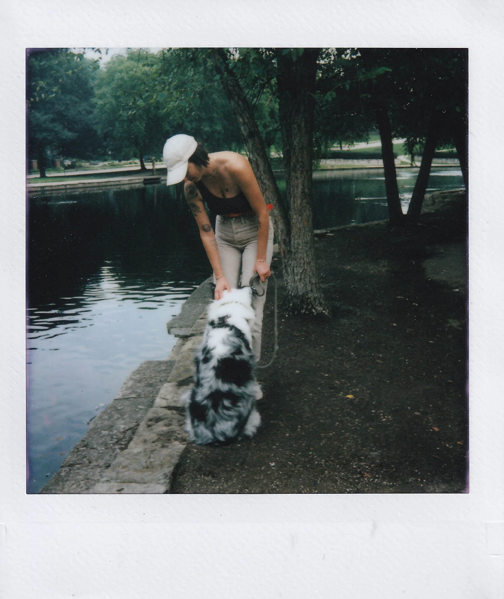 katie and owen, loose park, walk with katie and owen (her dog), after mu did my nails, saturday, 8-2-25.jpg