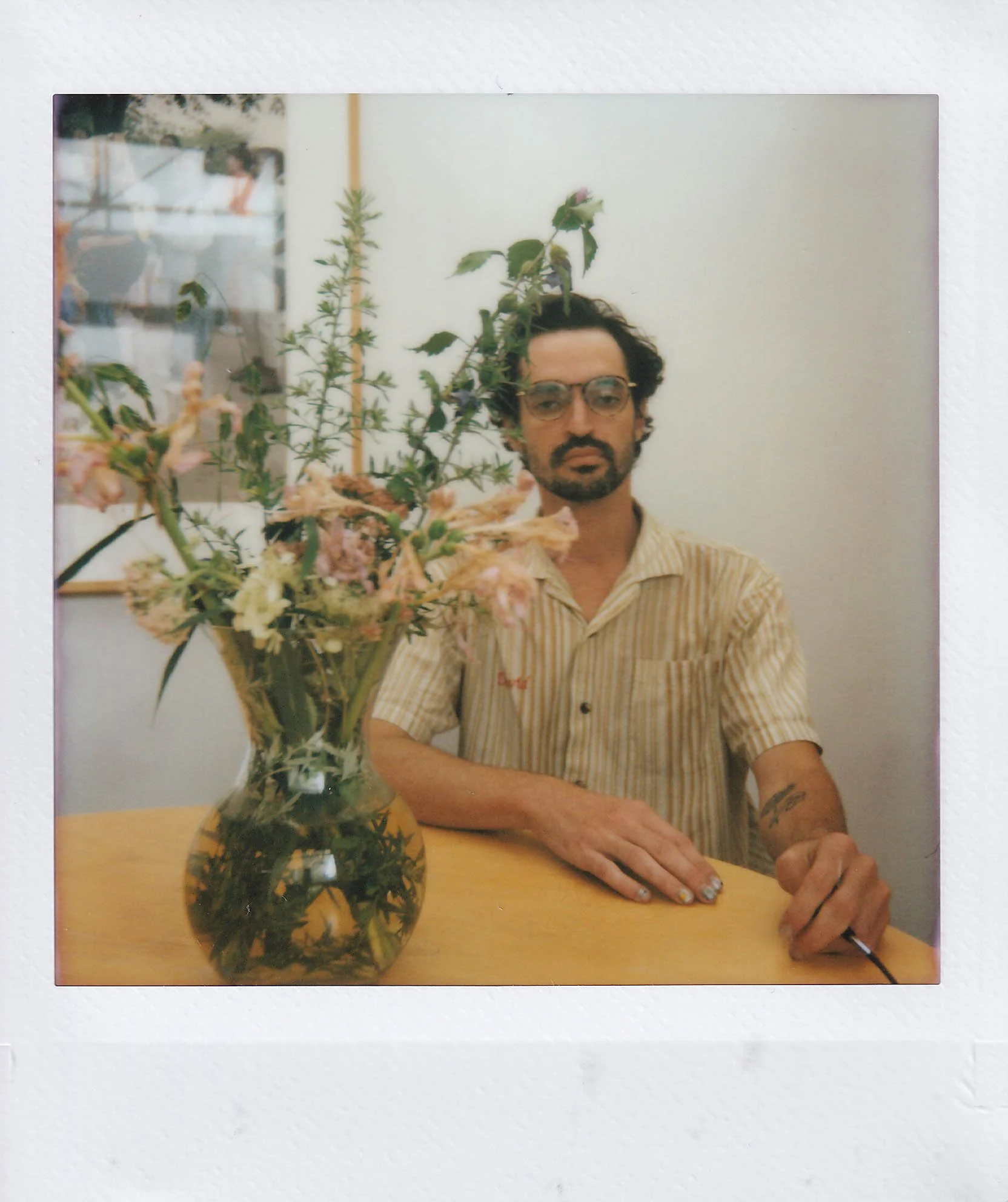 self portrait 3, at the office, saturday, 8-16-25.jpg