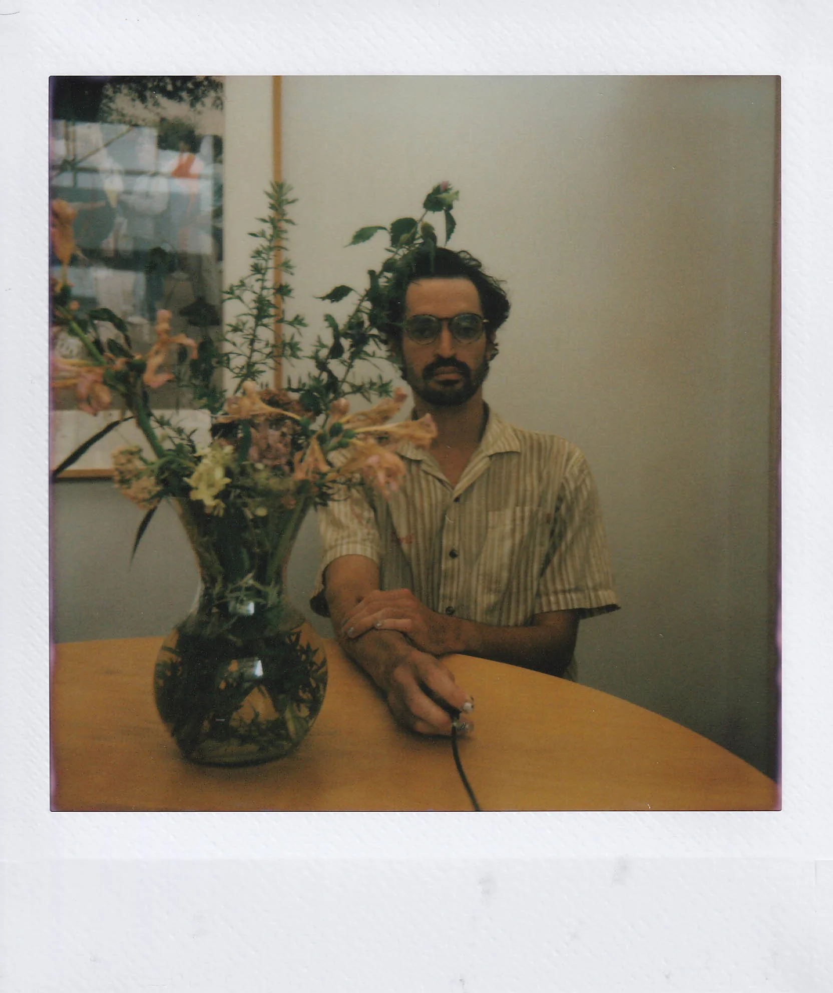self portrait 1, at the office, saturday, 8-16-25.jpg
