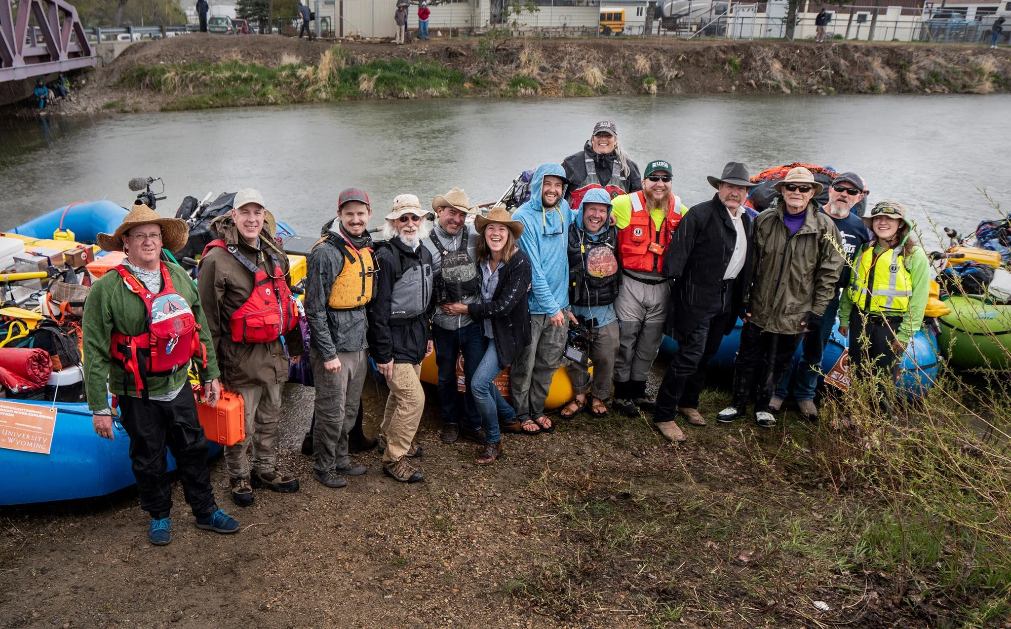 “ Thousand-mile river expedition launched in Green River on Friday ” , May 28, 2019 article in The Rocket Miner. (Photo by Mike Vanata)