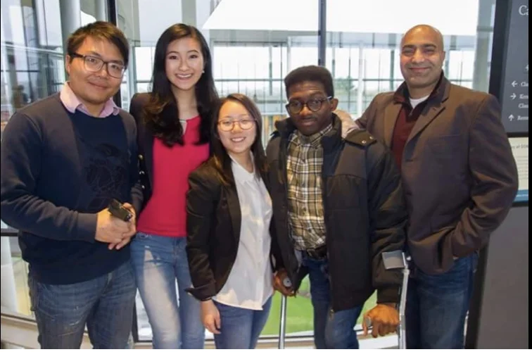 Wei Liu, Co-Founder/Chief Science Officer; Amy Kao, Co-Founder/Chief Marketing Officer; Anna Hwang, Director of eCommerce Analytics and Client Engagement; Daniel Adereti, MAM Class of 2017; Ankur Kapadia, President; not pictured: Adebayo Alonge, Co-Founder