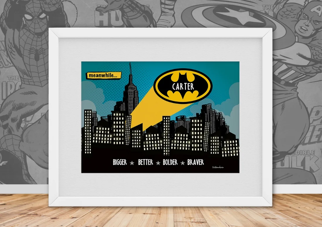 Superhero - Its A Sign Framed