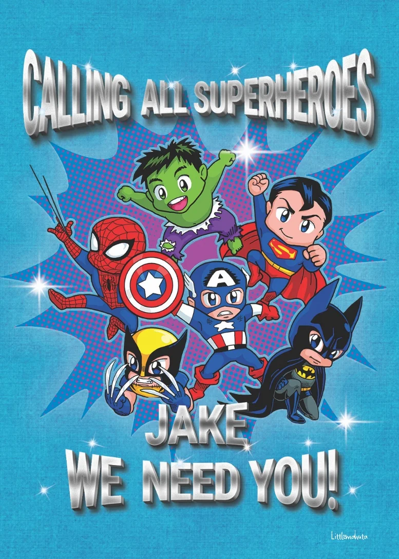 Copy of Calling all Superheroes - JNR Recruits. Print