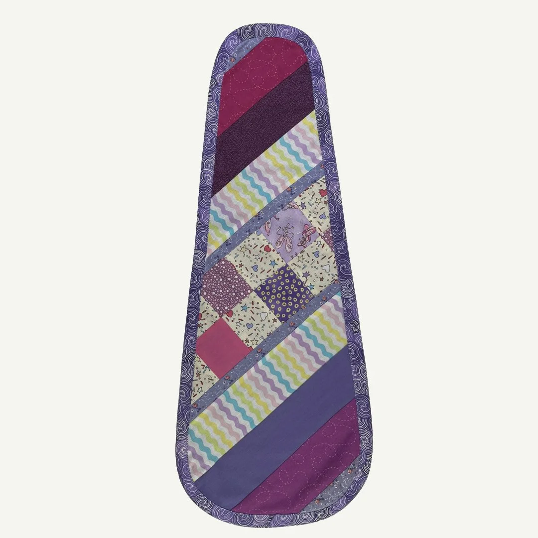 Holiday Starlight Fantasy ½ Size Violin Dart Style Blanket (No Batting)