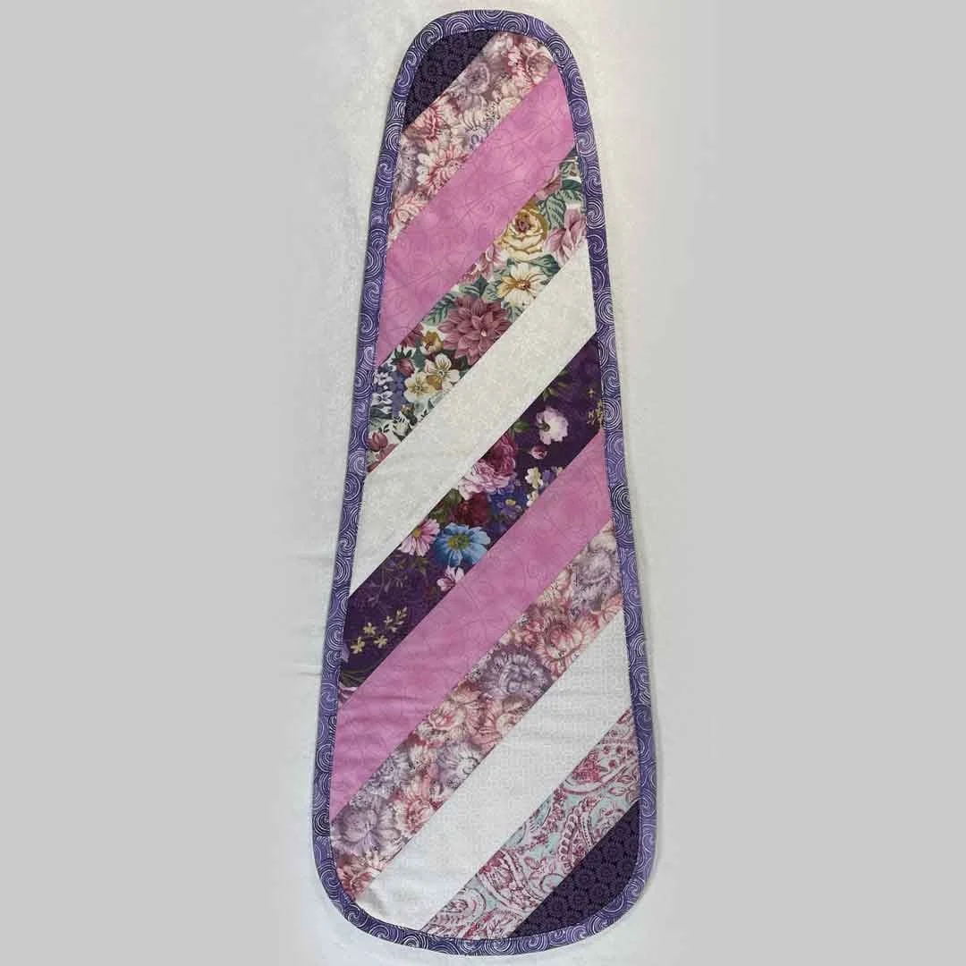 Purple Dart Shaped Violin Blanket (With Batting)