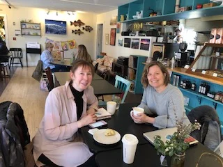 Kathy Reilly (L) and Anne Decker (R)