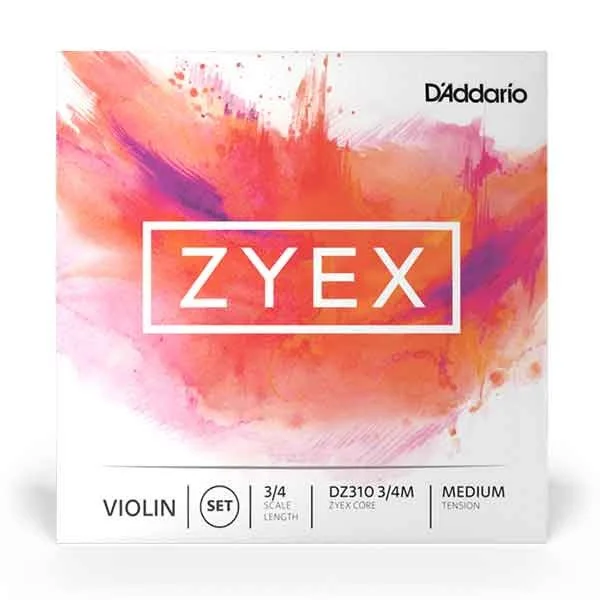 Zyex Violin Strings By D'Adarrio - Ideal For Professionals