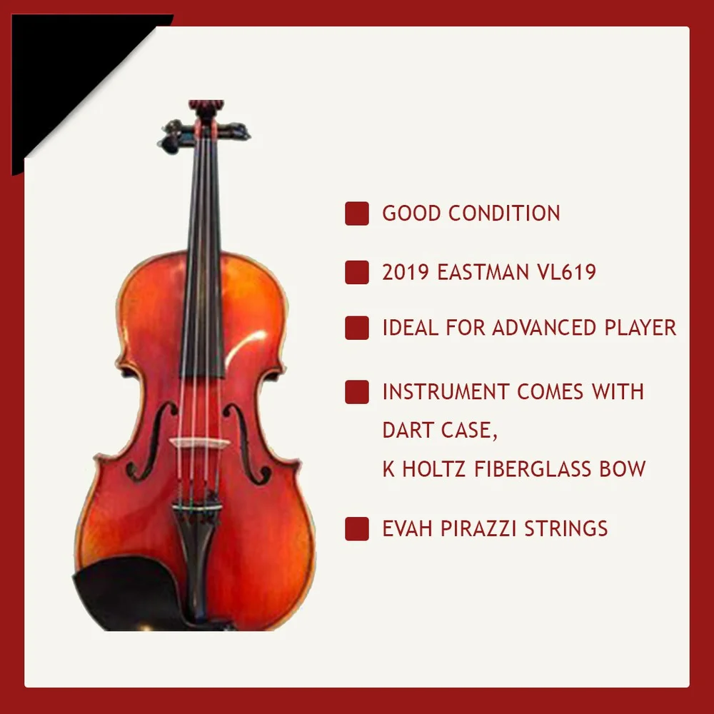 2019 Eastman VL619 violin outfit — Vermont Violins
