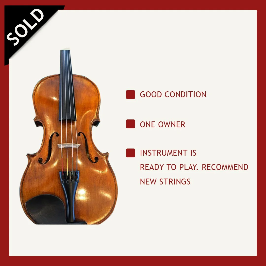 PreOwned Violas For Sale — Vermont Violins