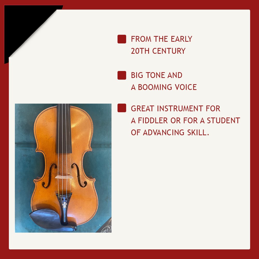 klinge Broderskab hovedpine Grand Solo Guarnerius Copy Full Size Violin - C162 — Vermont Violins