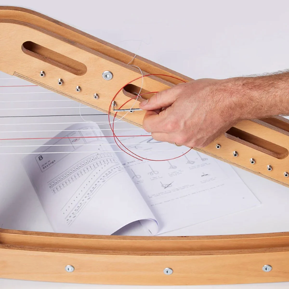 ANA Professional Lever Harp By Salvi Harps - 40 Strings high pedal ...