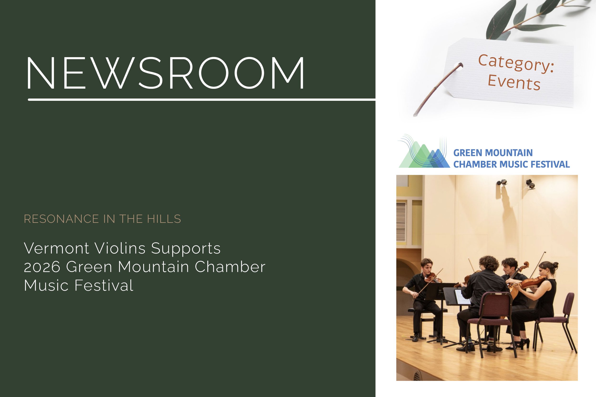 The Shop Behind the Sound: Sparing No Effort to Support Young Virtue at the Green Mountain Festival