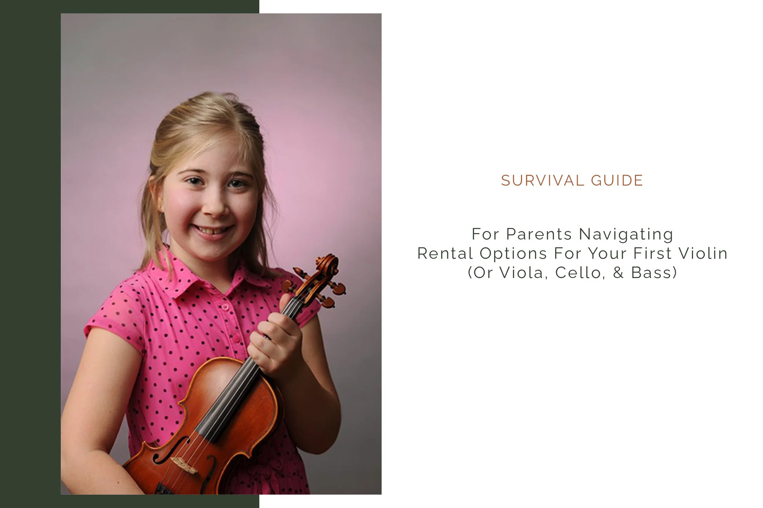 Renting a Violin for Your Child? A First-Time Parent’s Guide