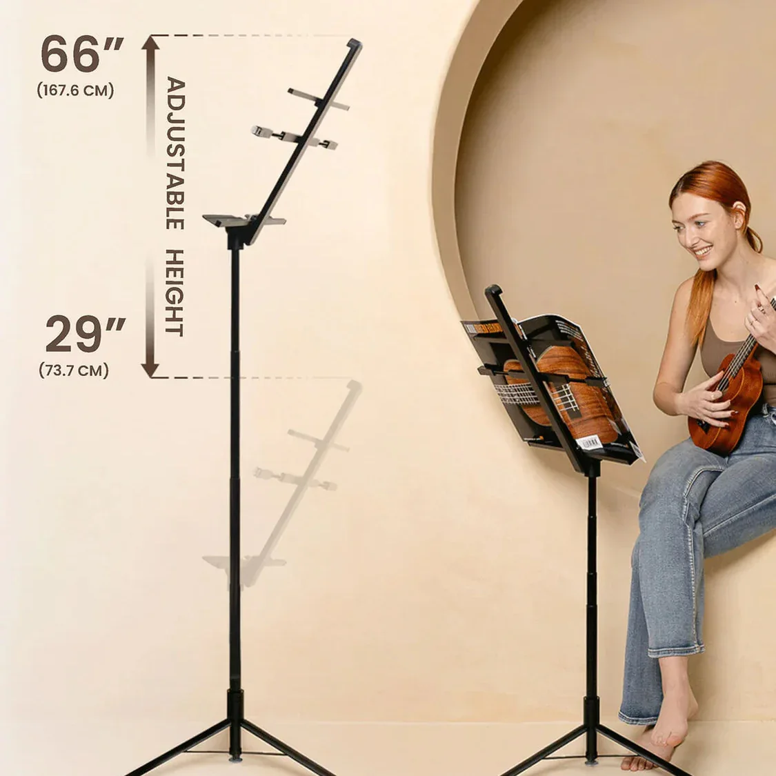 Kraftgeel Portable Lite Music Stand 05.webp