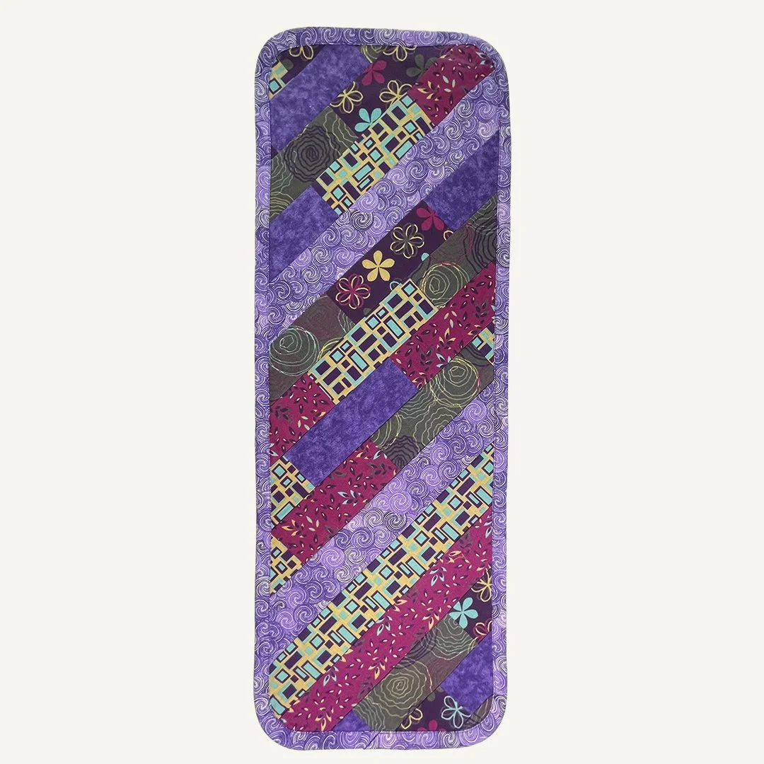 Amethyst Avalanche Oblong Viola Blanket (No Batting)