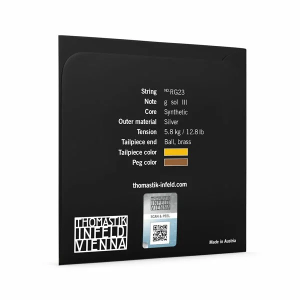 Rondo Gold Viola G String – Silver/Synthetic, Medium — Vermont Violins