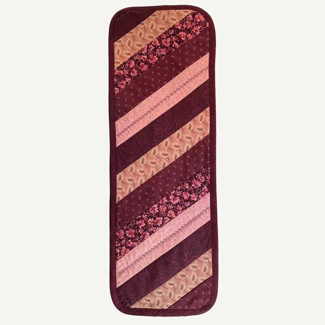 Burgundy Allegro Oblong Shaped Violin Blanket (With Batting)