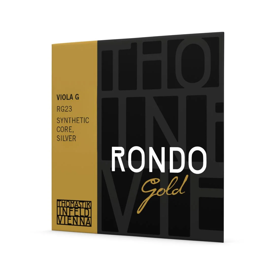 Rondo Gold Viola G String – Silver/Synthetic, Medium