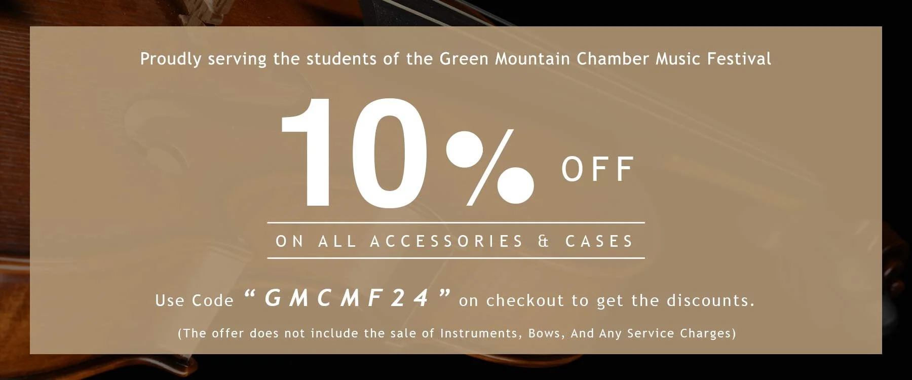 Vermont Violins is proud to serve the students of the Green Mountain