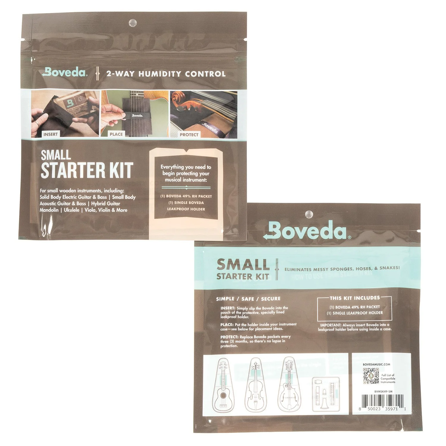 Boveda 2-Way Humidification Starter Kit, Small