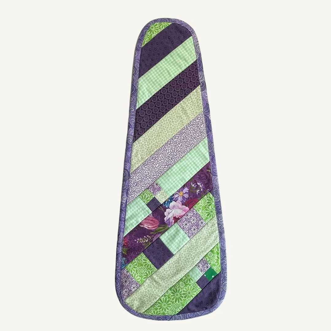 Wisteria Waltz Dart Shaped Violin Blanket (With Batting)