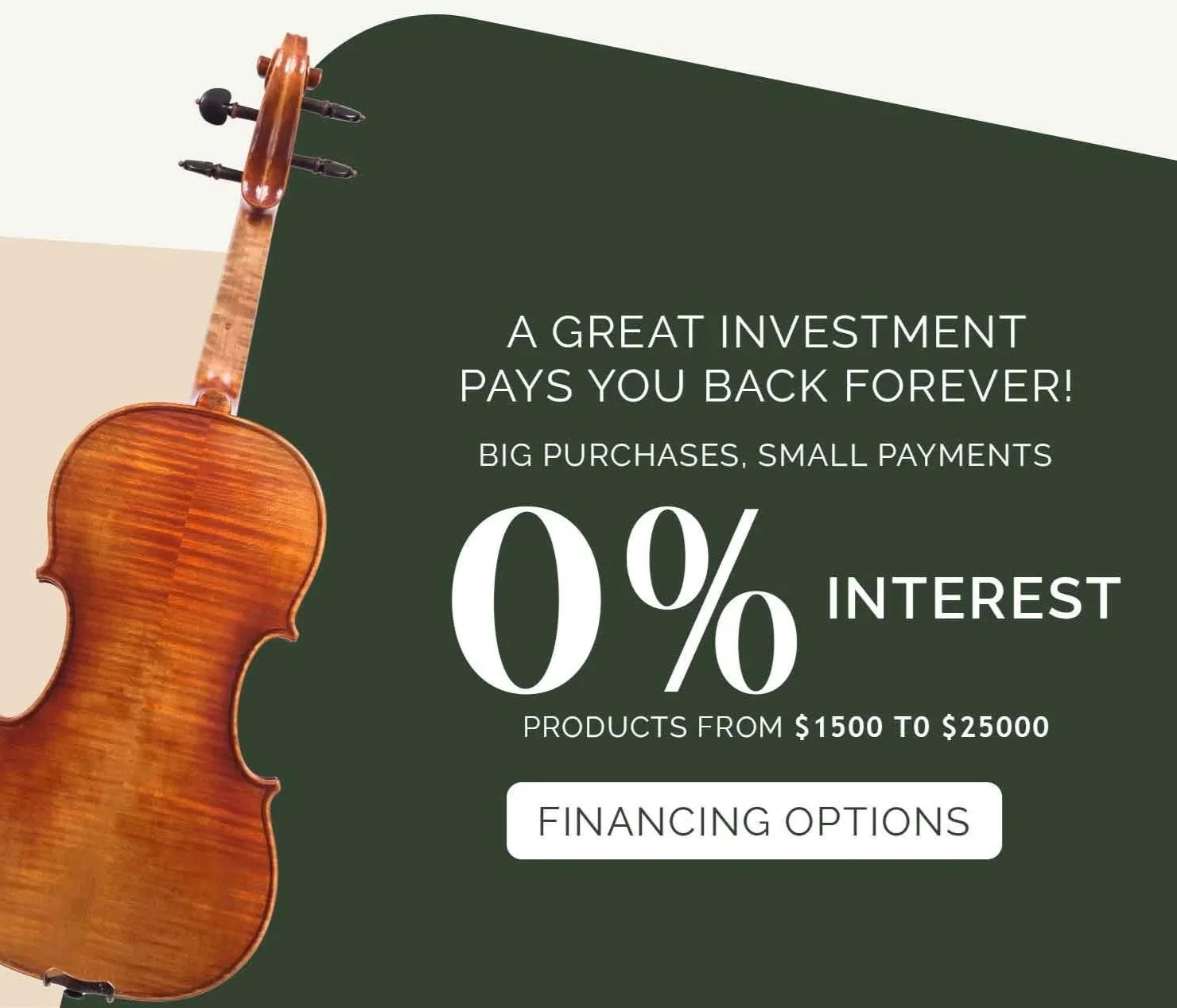Holiday Violin Sale 2026