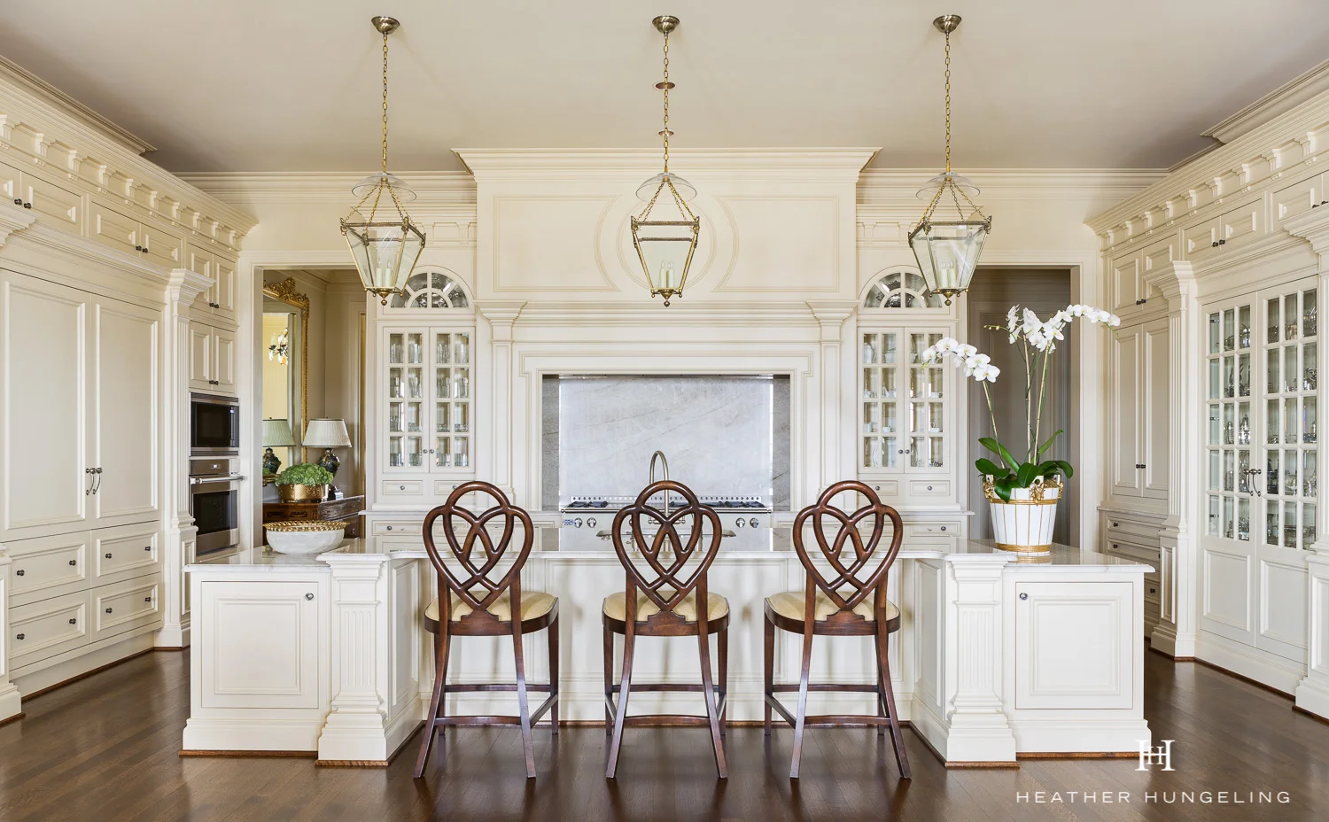 Clive Christian architectural kitchen in classic cream