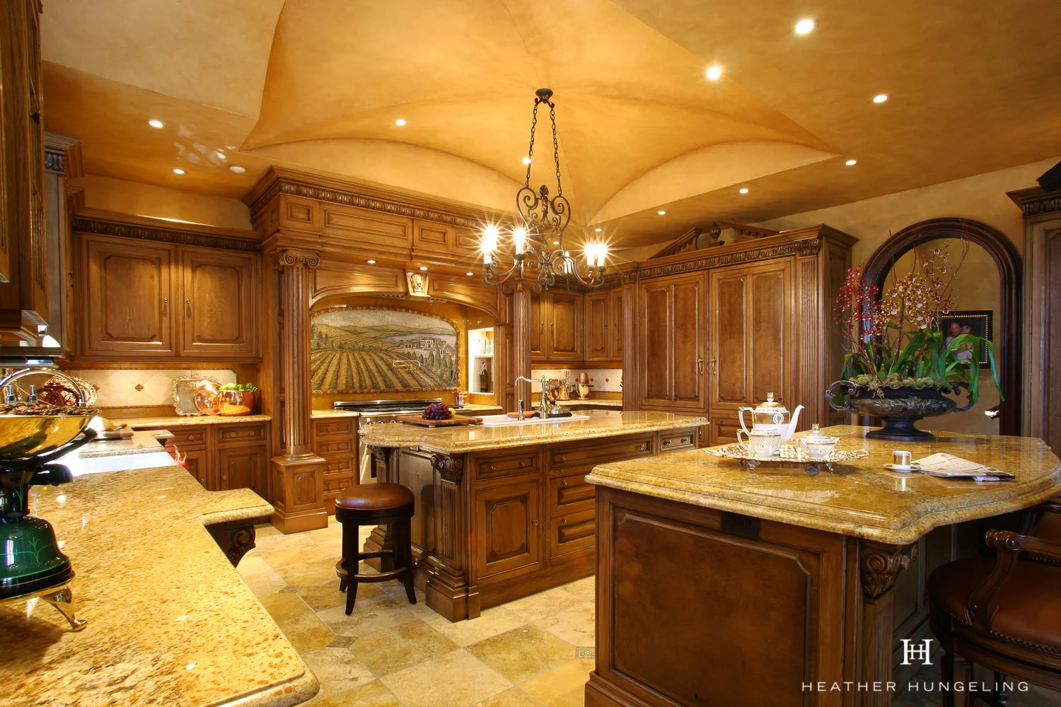 Luxury Clive Christian kitchen in French Oak in Chattanooga, TN