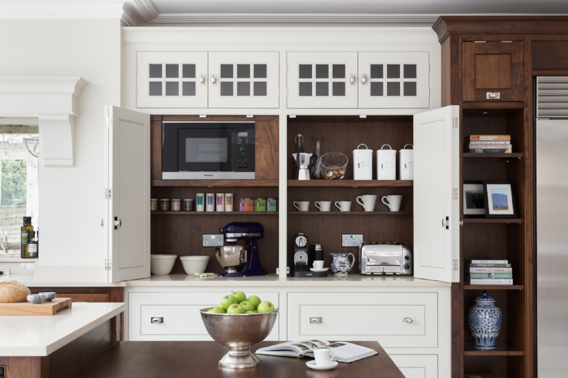 coffee station in living room