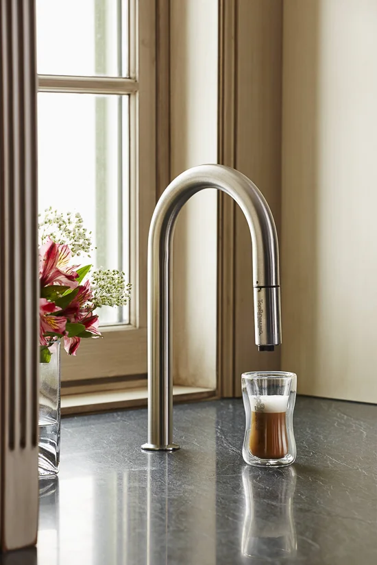 Source: TopBrewer Coffee Maker A TopBrewer coffee maker offers a clever way to conceal the coffee maker below the counter. Discover more Coffee Station Ideas that are perfect for a luxury kitchen.