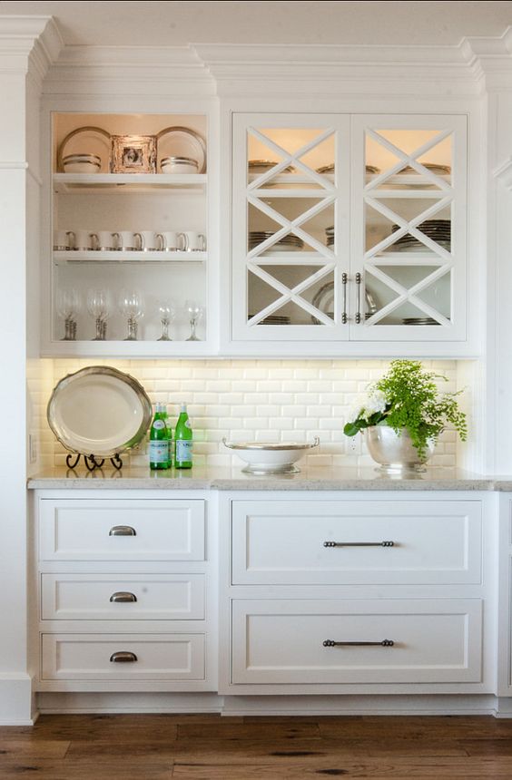 How To Make Your Kitchen Beautiful With Glass Cabinet Doors Heather Hungeling Design