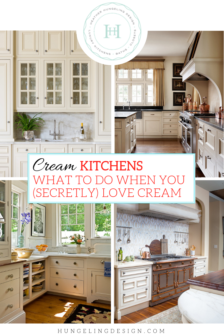 Cream Kitchen Cabinets, What Color Countertop Goes With Off White Cabinets