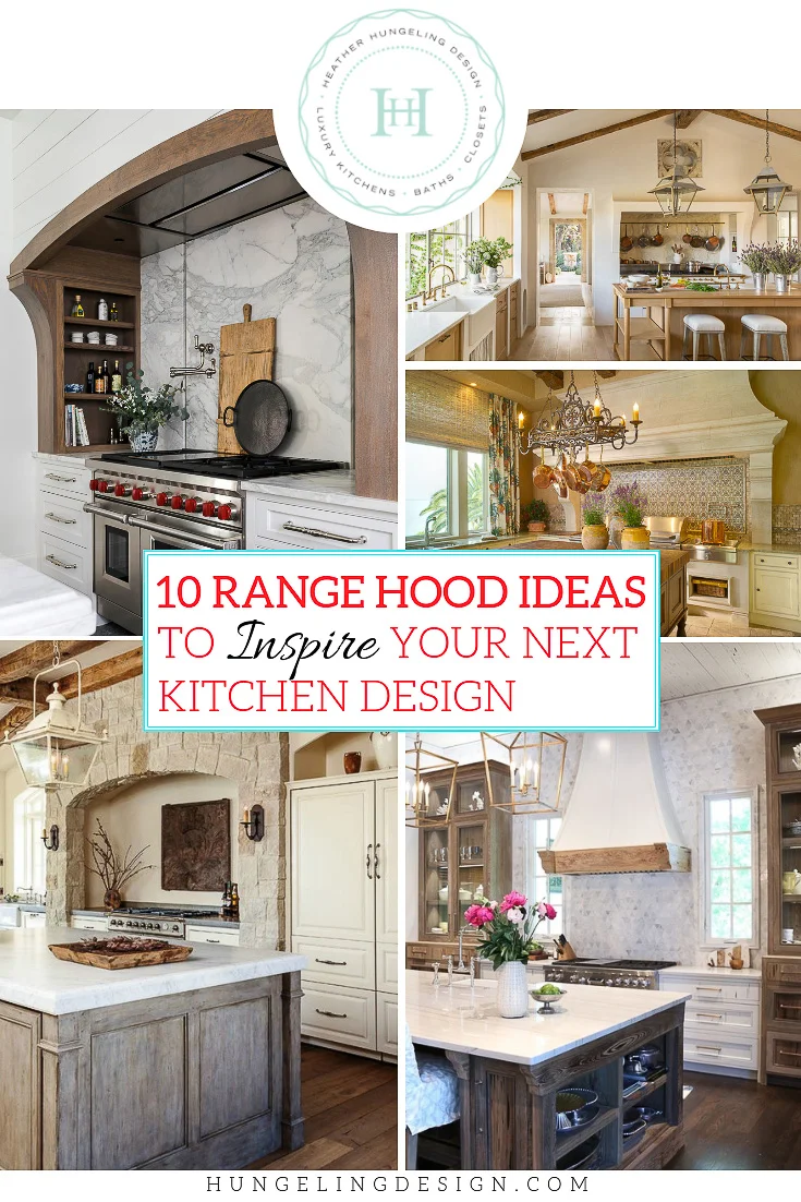 When I design a kitchen, I usually begin by trying to think of an amazing and unique range hood idea that will really give the kitchen its own distinct character. I have put together this list of ten stunning range hood designs that you can literally build a whole kitchen around. From rustic to chateau and farmhouse to minimalist, these ideas will inspire just about anyone to reimagine their kitchen.