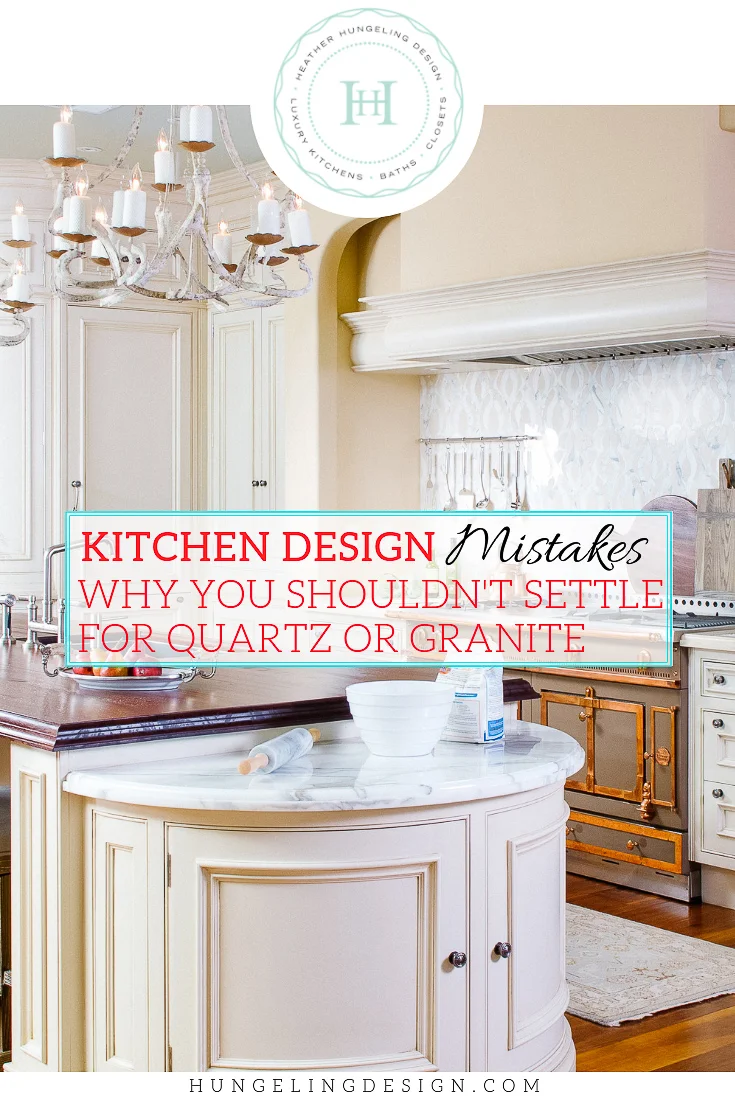 One of the saddest things for me to see is a great kitchen being ruined by a poor countertop choice. Most often, those bad choices are made because people don’t know that there are better options available. You don’t need to settle for a speckly granite, or a fake-looking quartz countertop to get the durability and practicality that you desire. #kitchencountertops, #quartzcountertops, #marblecountertops #luxurykitchendesigns #traditionalkitchens