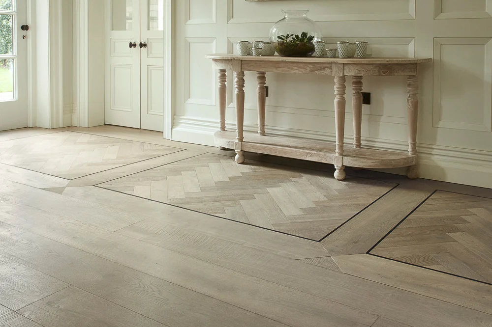 One of the new kitchen products that I was most excited to discover at the KBIS 2019 show was actually not a product, but rather a vendor of reclaimed European floors. Woodworks by Ted Todd. Of course, this doesn’t need to be confined to a kitchen, but I’m looking forward to finding a project to incorporate one of their many beautiful floors, such as this Aged European Oak.