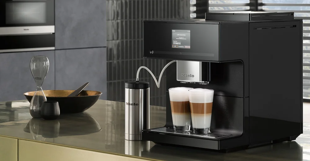 Miele’s new kitchen product introduction for KBIS 2019 was a range of countertop coffee makers that offer the same grinding and brewing system as their popular built-in models.